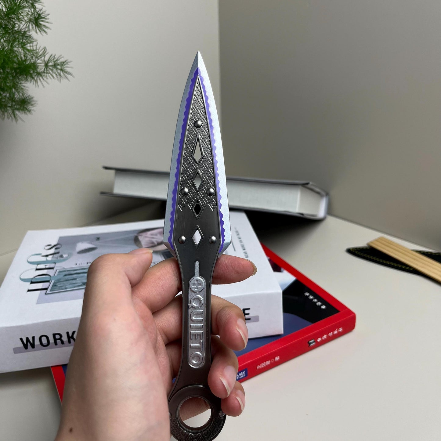 Apex Kunai Knife, Apex Heirloom, Japanese Kunai Knife, Metal Weapons Model, Apex Gamer Gift, Game Peripheral, Weapons Replica, Desk Toys