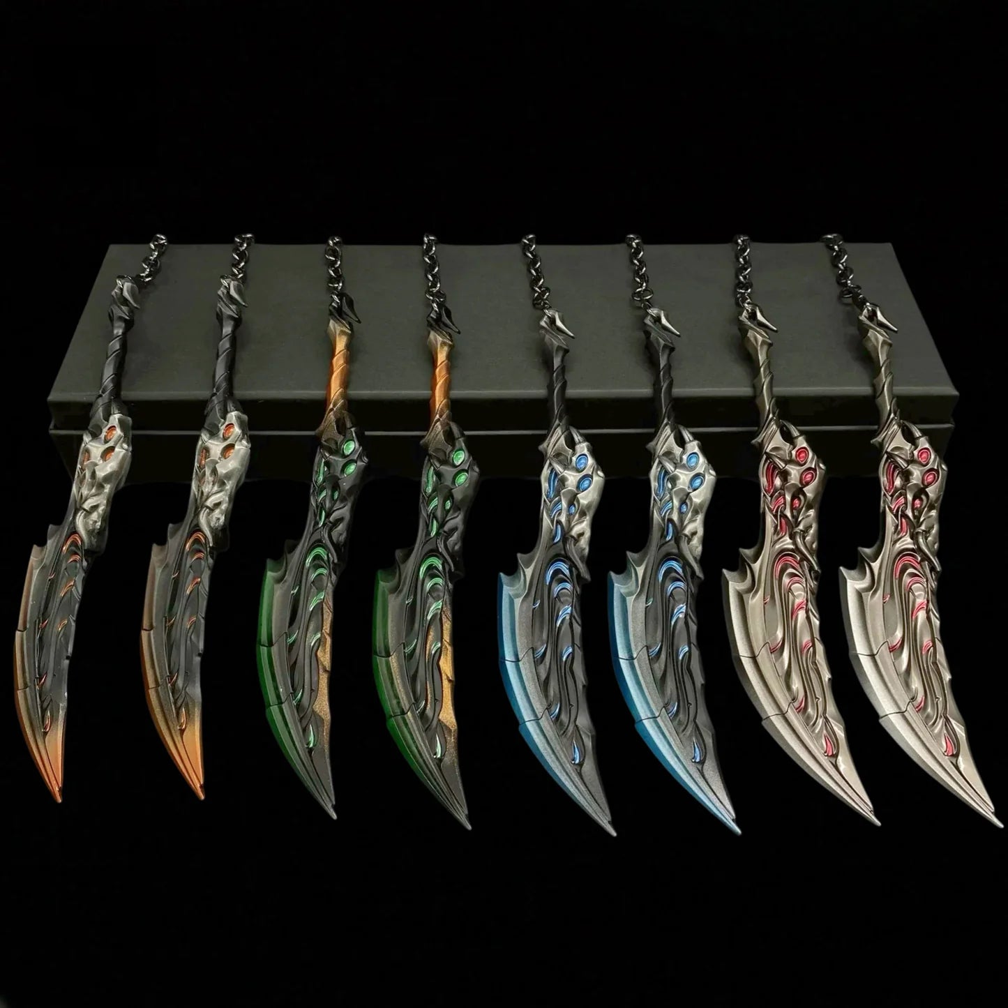 18.5CM/7.28'' Blades Of Primordia Metal Game Prop 4 Colors