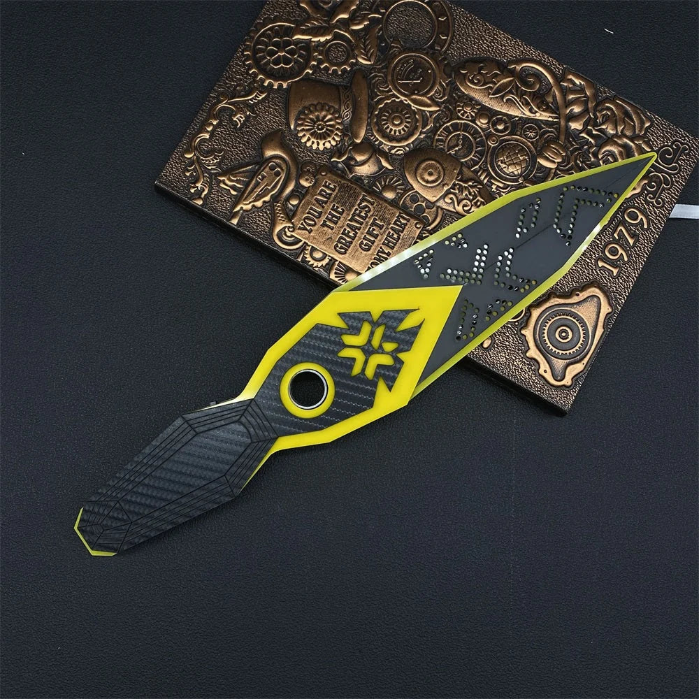 Valorant Champions 2023 Kunai Acrylic Lamp Replica – Game Weapon Night Light | Gaming Desk Decor