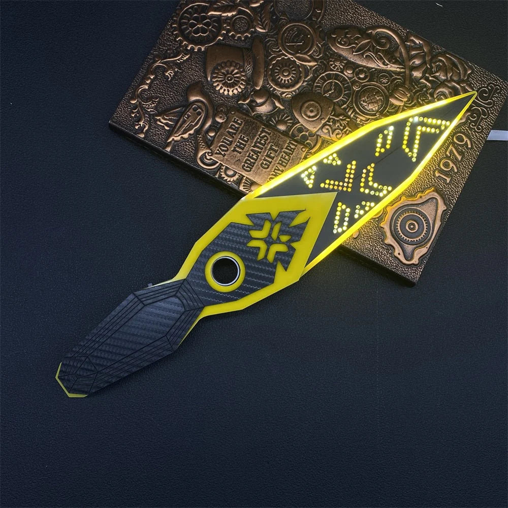 Valorant Champions 2023 Kunai Acrylic Lamp Replica – Game Weapon Night Light | Gaming Desk Decor