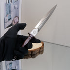 Arena Breakout Assault Knife Model: Metal Cosplay Prop with Sheath
