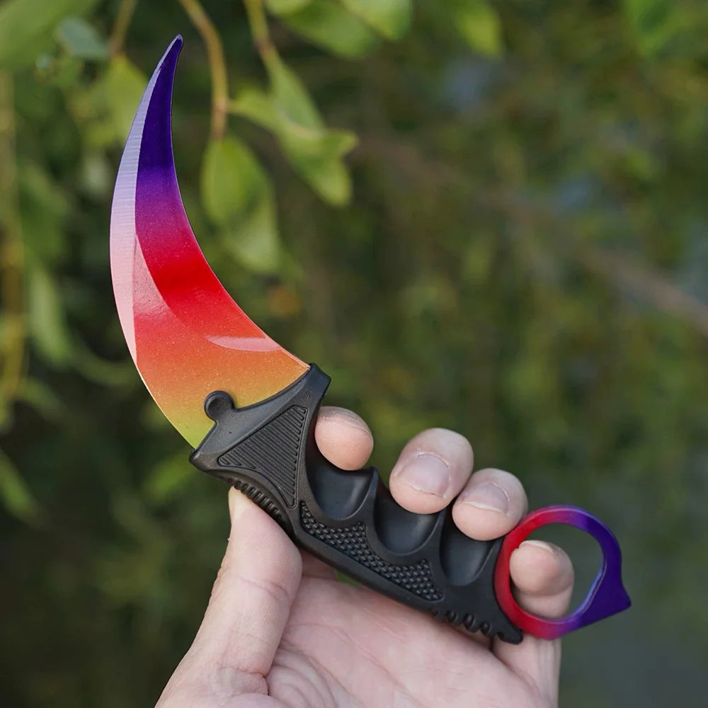 20cm/7.9'' CSGO Karambit Lore Blunt Blade Knife