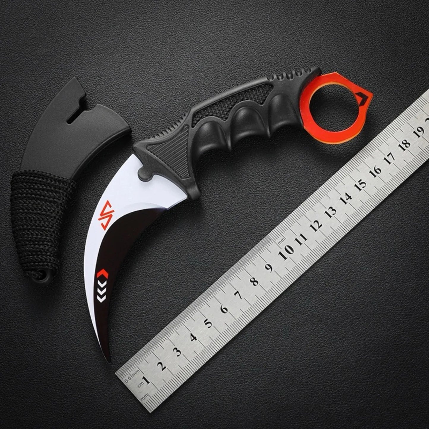 20cm/7.9'' CSGO Karambit Lore Blunt Blade Knife