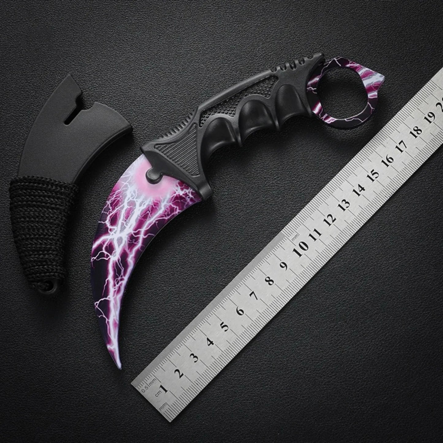 20cm/7.9'' CSGO Karambit Lore Blunt Blade Knife