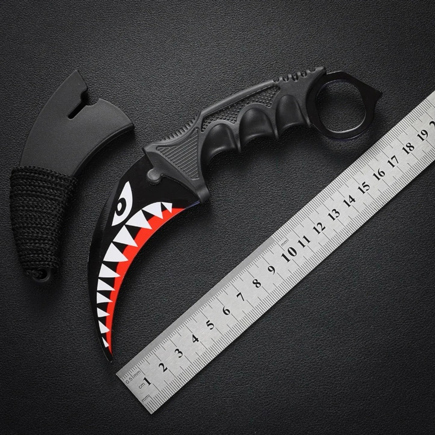 20cm/7.9'' CSGO Karambit Lore Blunt Blade Knife