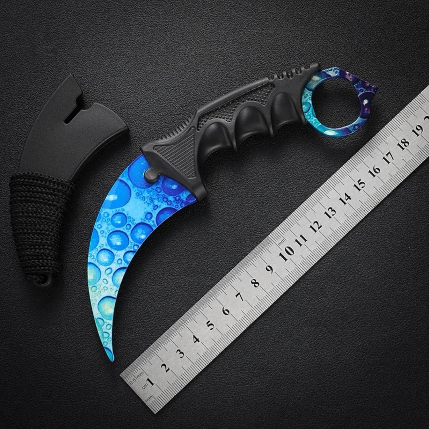 20cm/7.9'' CSGO Karambit Lore Blunt Blade Knife