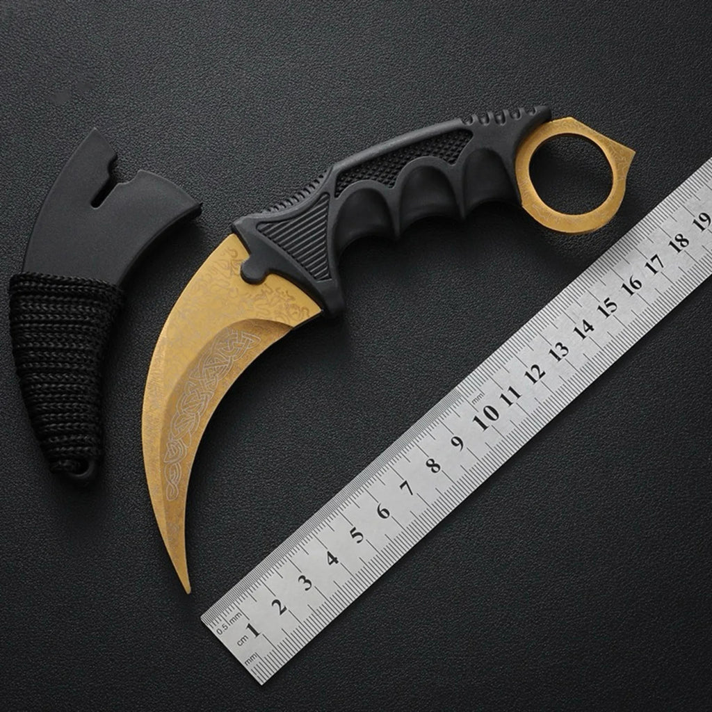20cm/7.9'' CSGO Karambit Lore Blunt Blade Knife