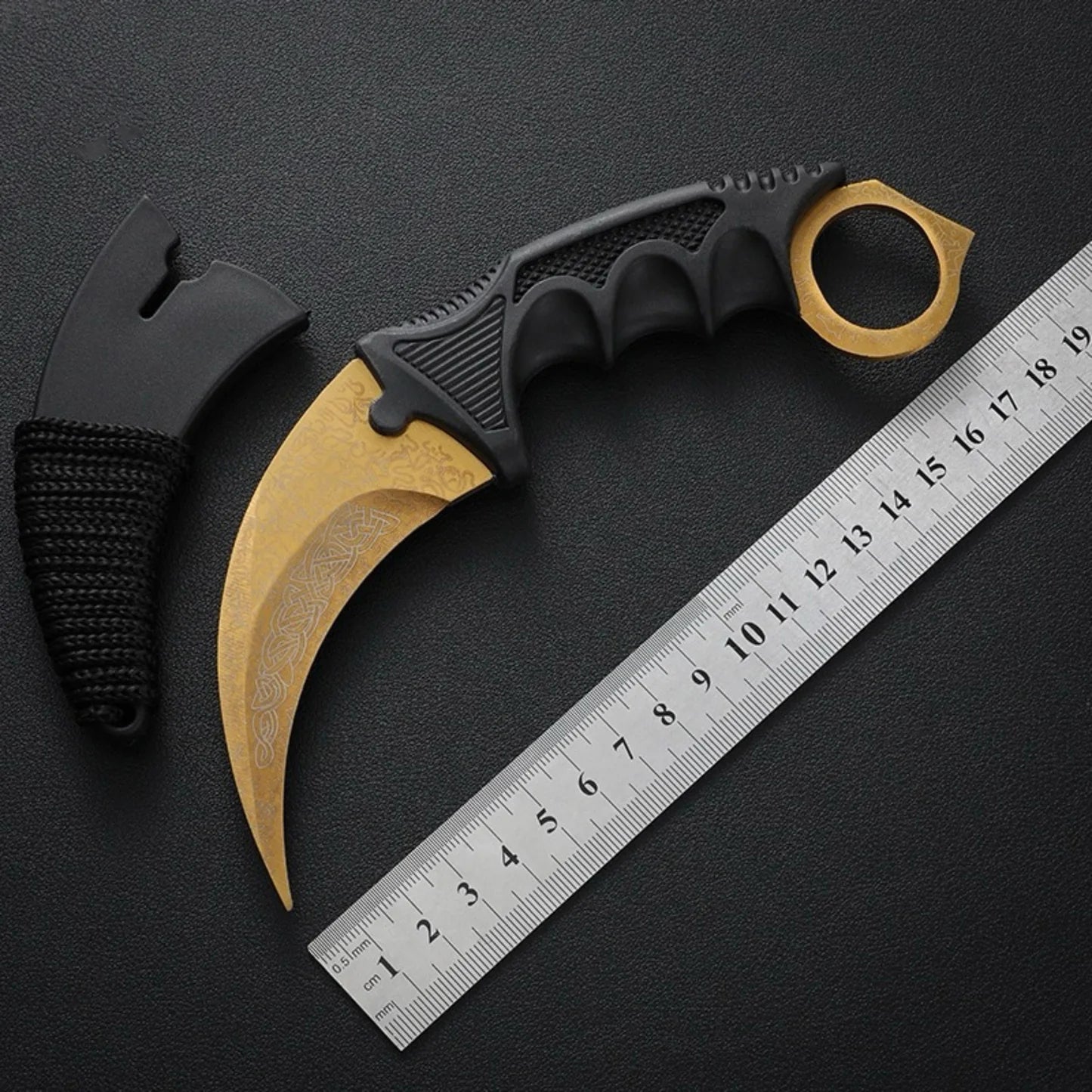 20cm/7.9'' CSGO Karambit Lore Blunt Blade Knife