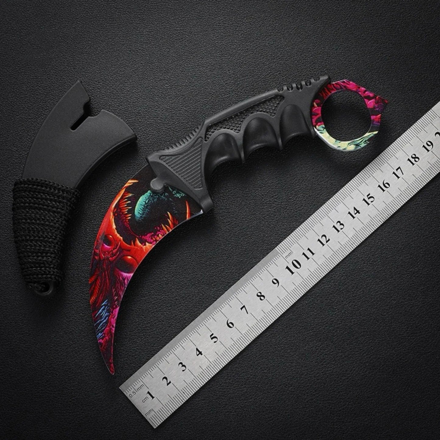 20cm/7.9'' CSGO Karambit Lore Blunt Blade Knife