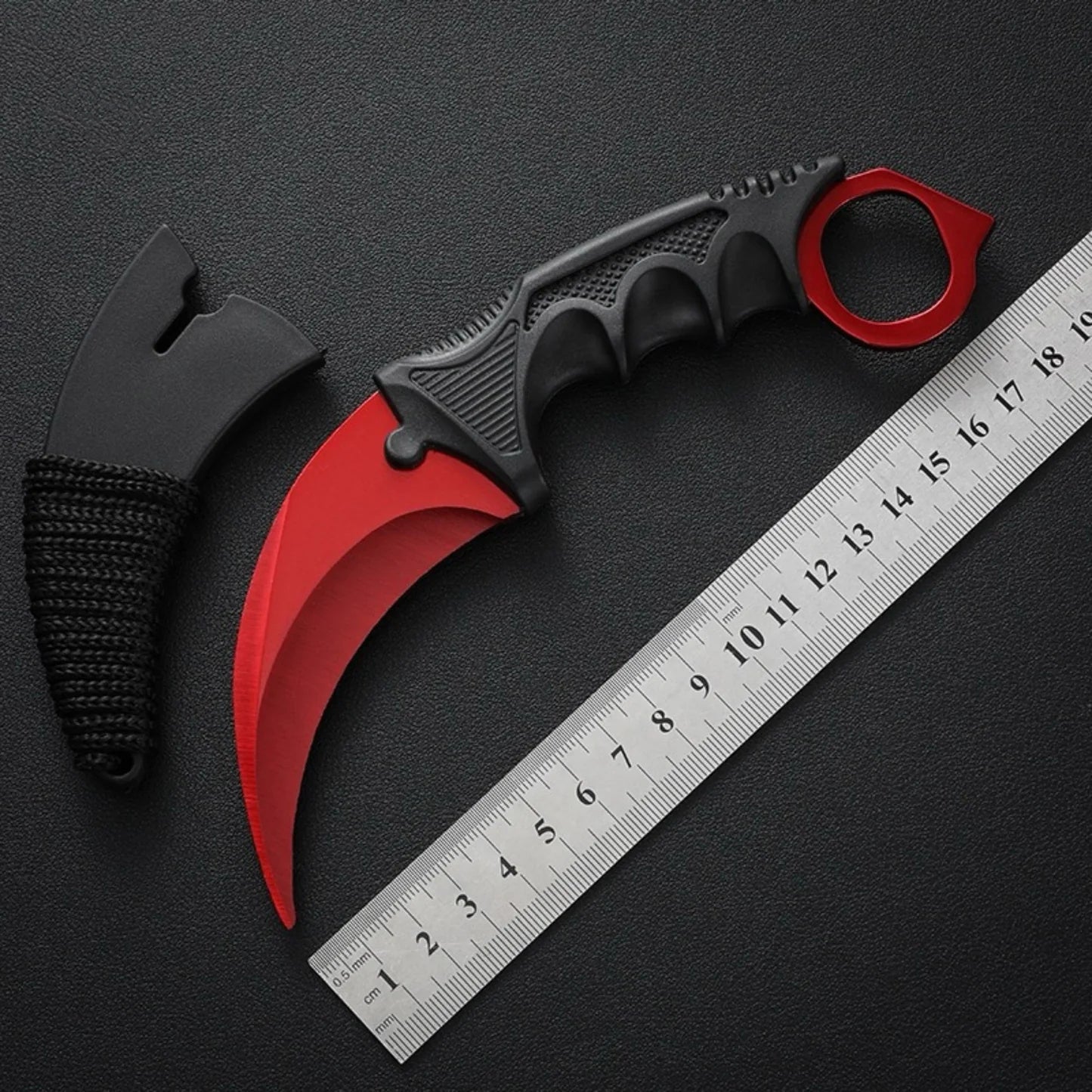 20cm/7.9'' CSGO Karambit Lore Blunt Blade Knife