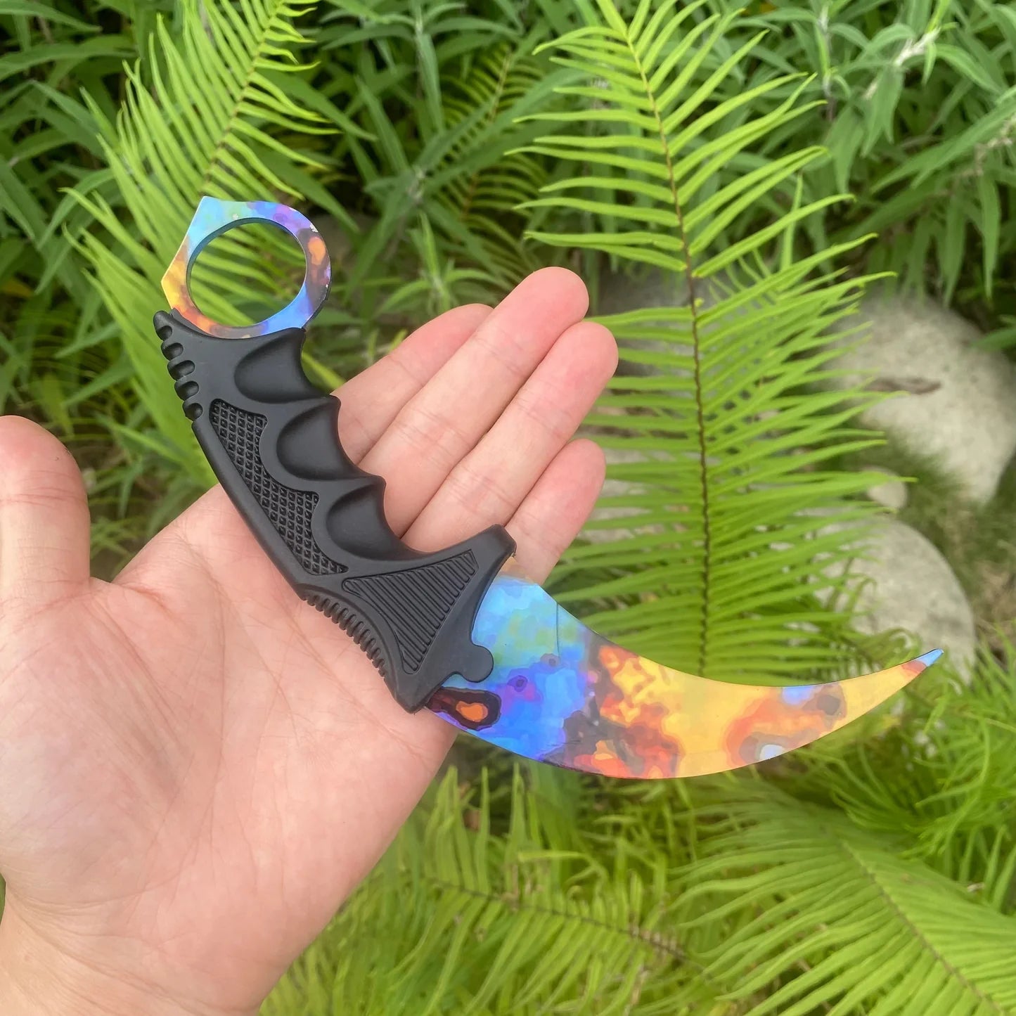 20cm/7.9'' CSGO Karambit Lore Blunt Blade Knife