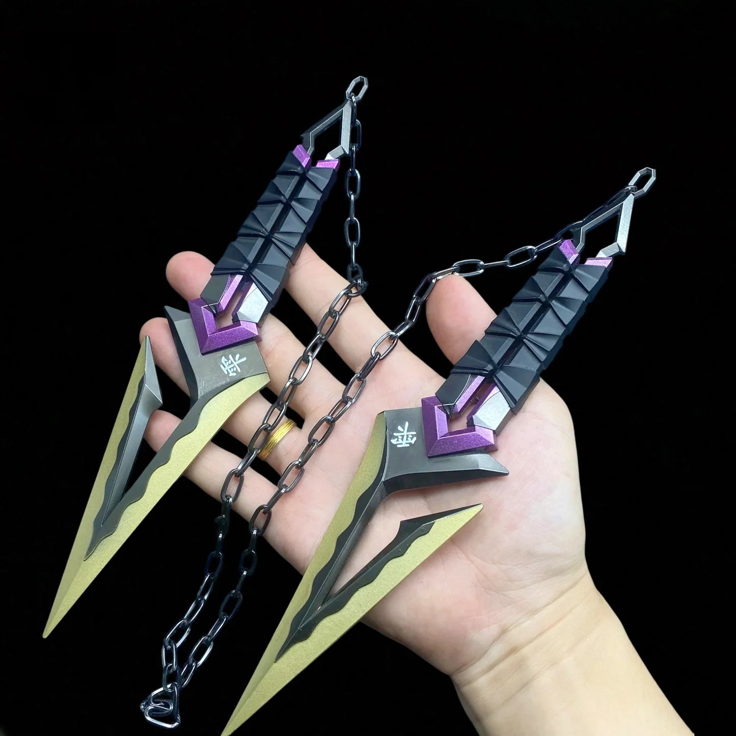 22CM/8.6" Metal Kuronami no Yaiba Life Size Replica In Real Life