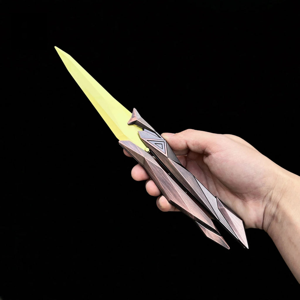 27CM/10.6" High-quality Singularity 2.0 Butterfly Knife Metal Replica