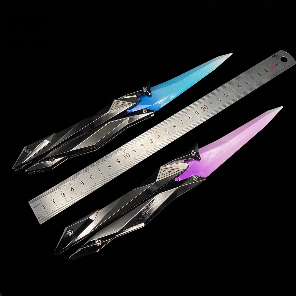 27CM/10.6" High-quality Singularity 2.0 Butterfly Knife Metal Replica