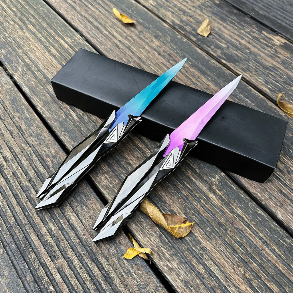27CM/10.6" High-quality Singularity 2.0 Butterfly Knife Metal Replica