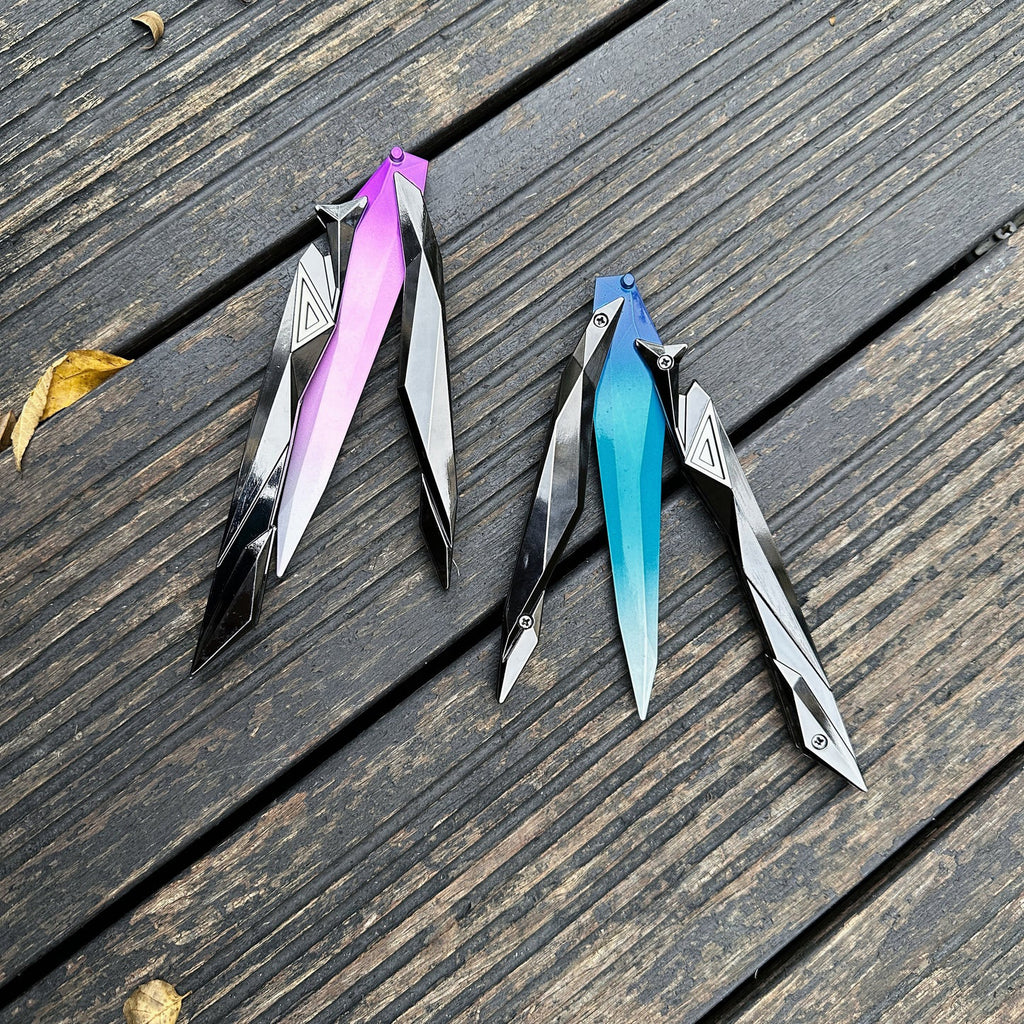27CM/10.6" High-quality Singularity 2.0 Butterfly Knife Metal Replica