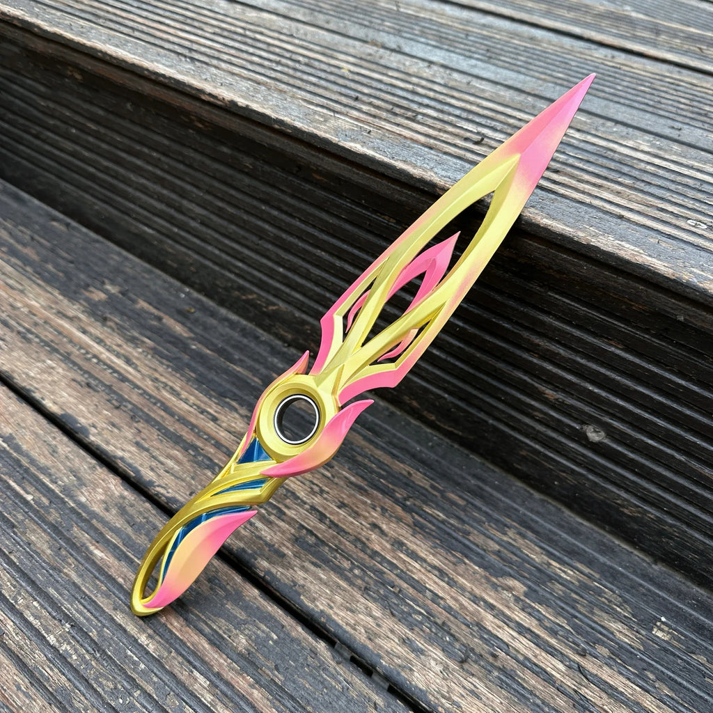 28CM/11" Metal Mystbloom Kunai Game Prop