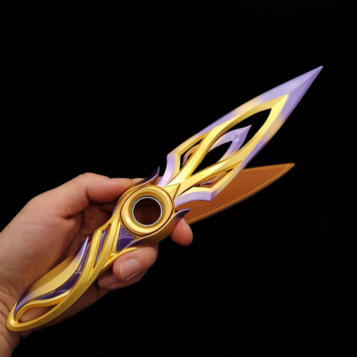 28CM/11" Metal Mystbloom Kunai Game Prop