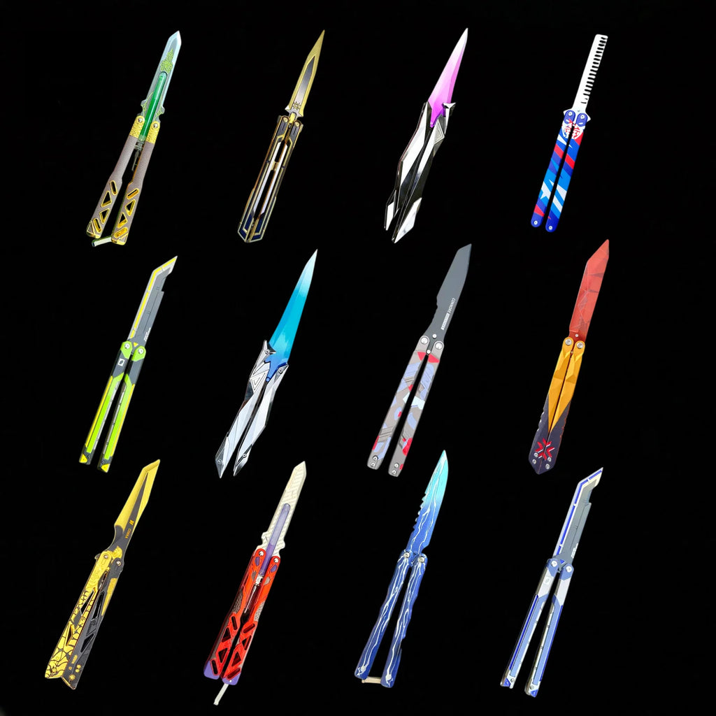 Best Quality Game Butterfly Knife IRL Game Balisong For Collection