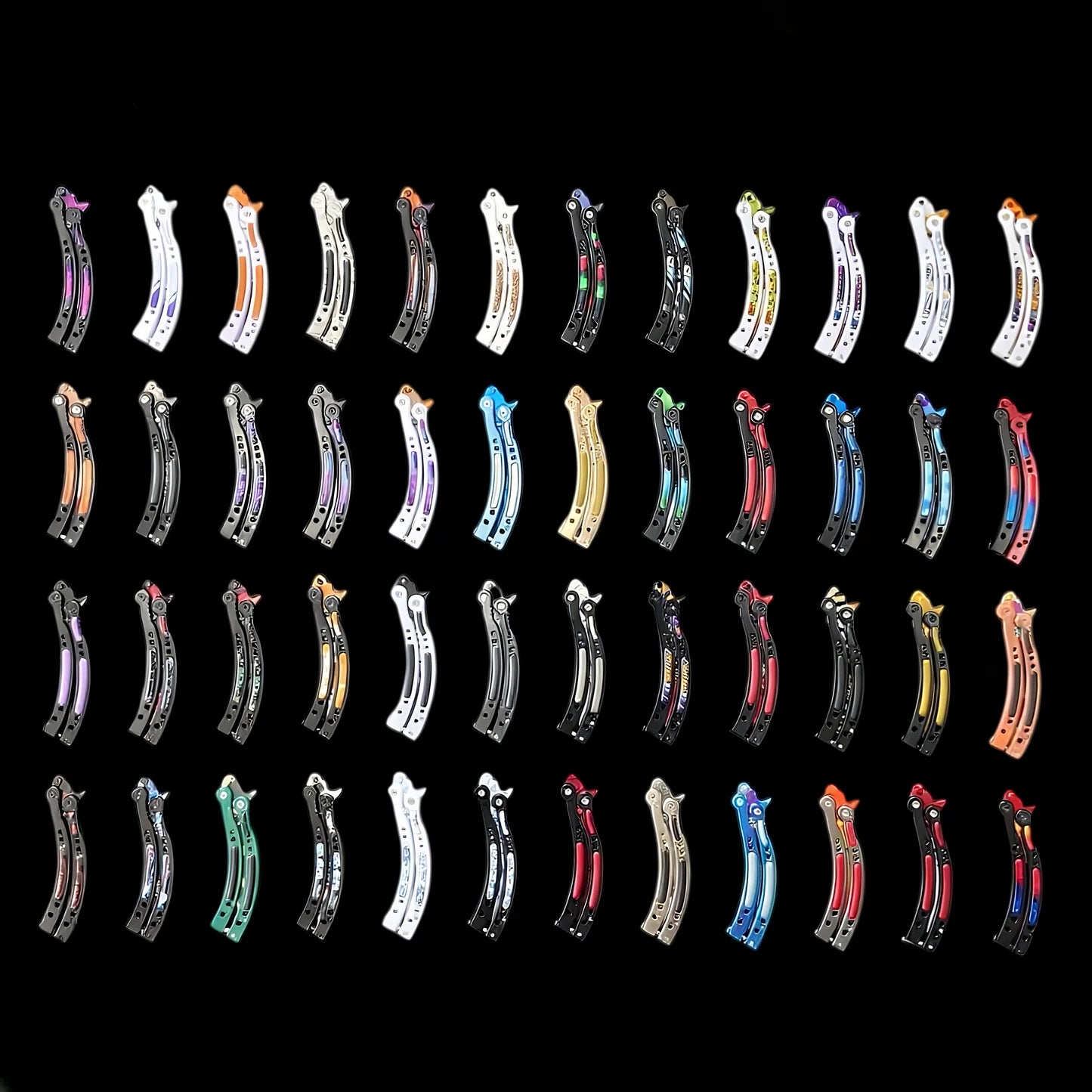 CS Balisong Blunt Blade Trainer Metal Replica Collection