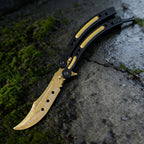 CS Balisong Blunt Blade Trainer Metal Replica Collection