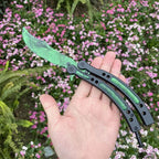 CS Balisong Blunt Blade Trainer Metal Replica Collection