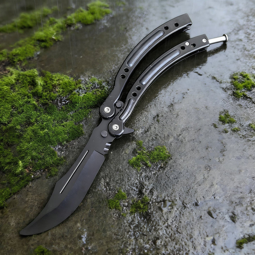 CS Balisong Blunt Blade Trainer Metal Replica Collection