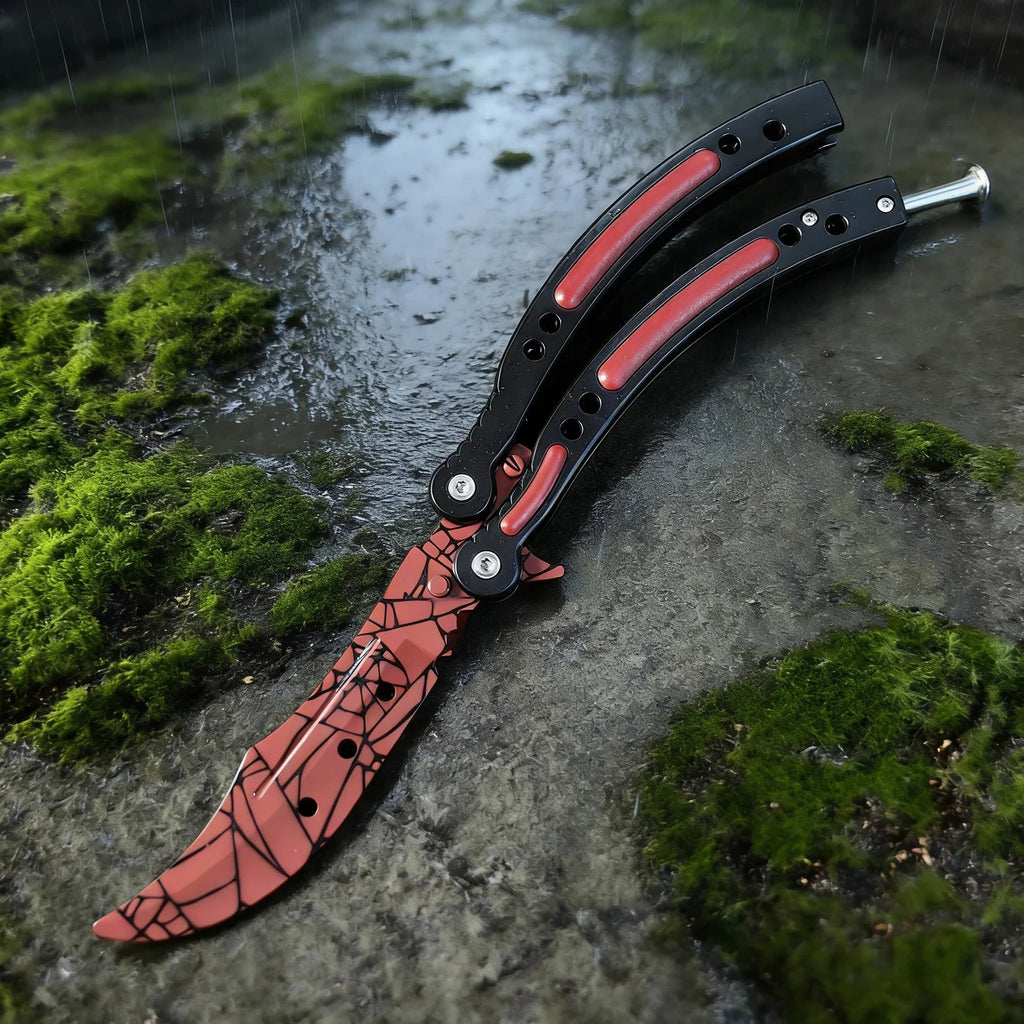 CS Balisong Blunt Blade Trainer Metal Replica Collection
