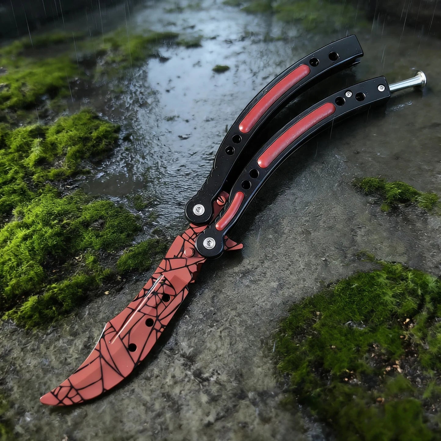 CS Balisong Blunt Blade Trainer Metal Replica Collection