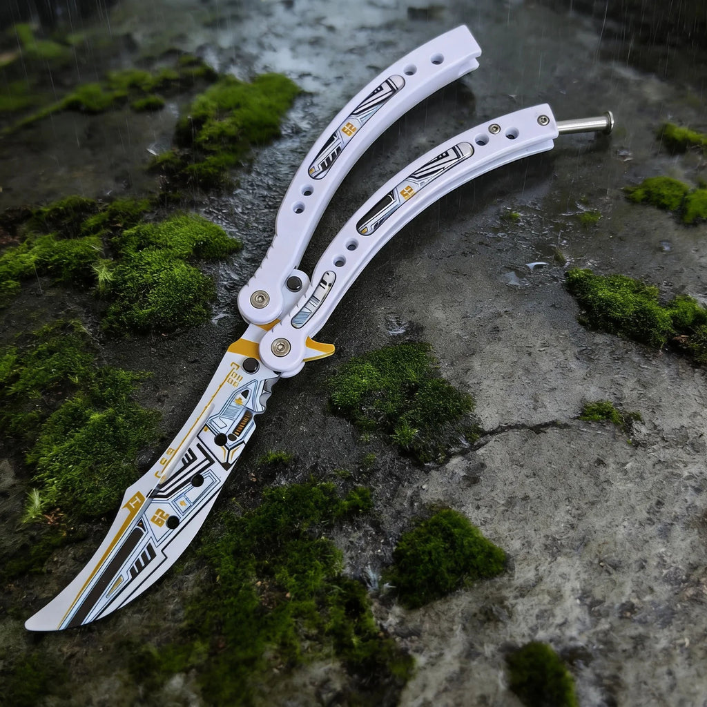 CS Balisong Blunt Blade Trainer Metal Replica Collection