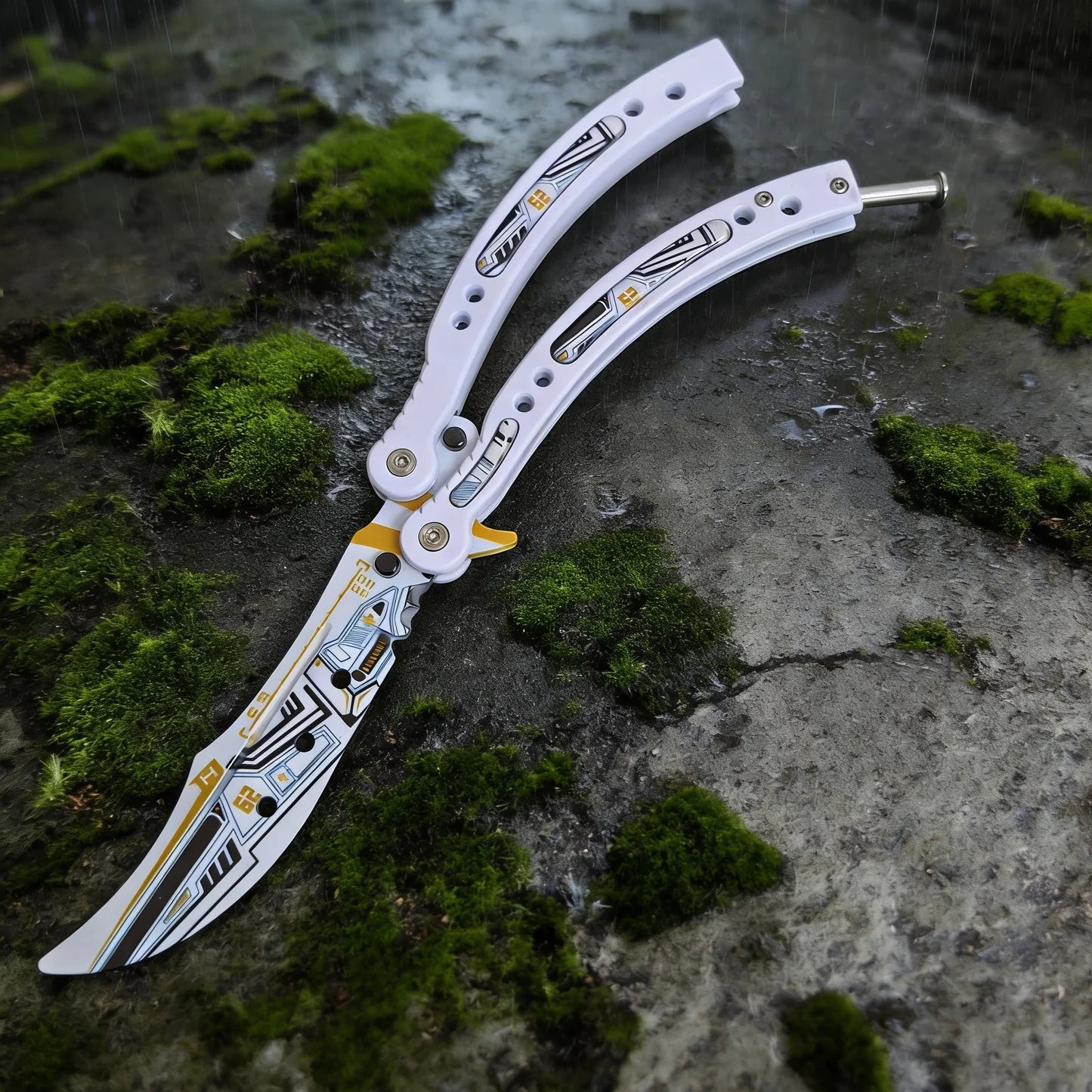 CS Balisong Blunt Blade Trainer Metal Replica Collection
