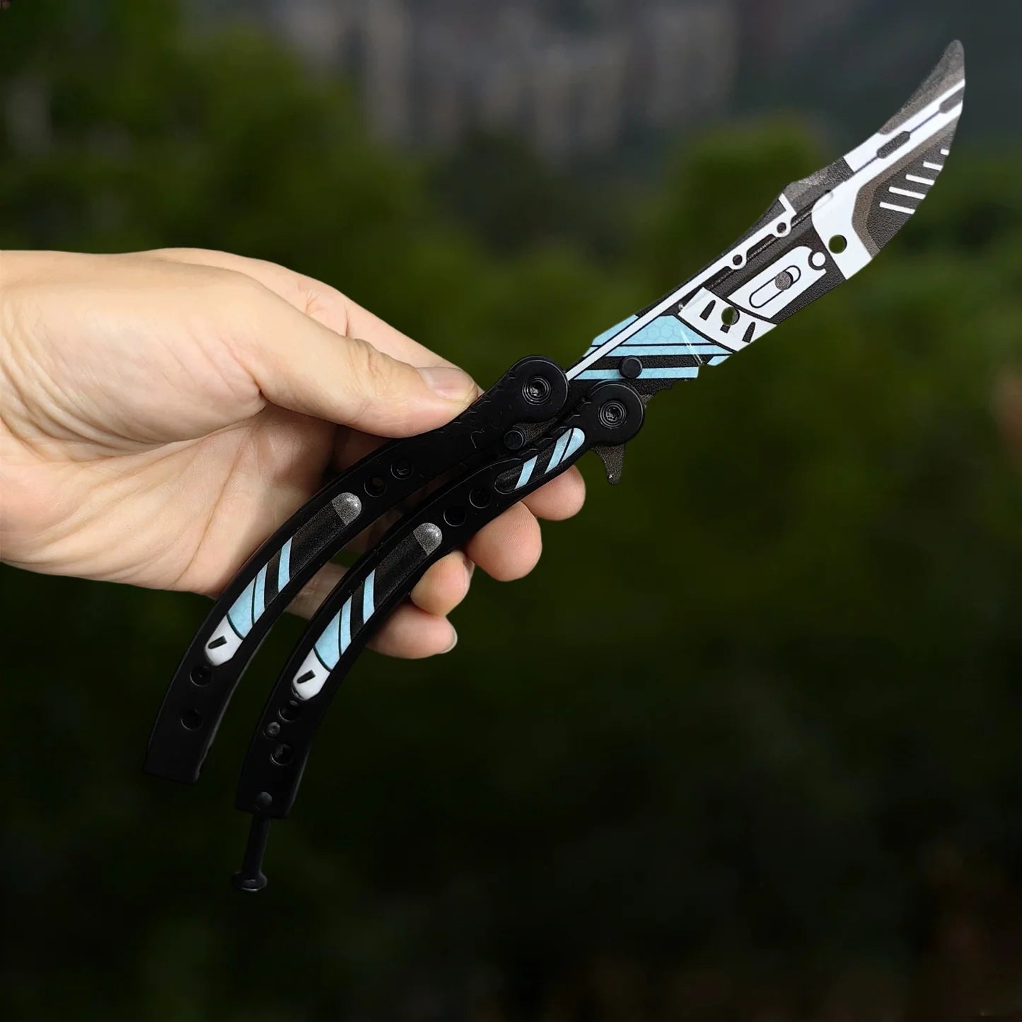 CS Balisong Blunt Blade Trainer Metal Replica Collection