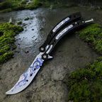 CS Balisong Blunt Blade Trainer Metal Replica Collection