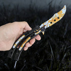 CS Balisong Blunt Blade Trainer Metal Replica Collection