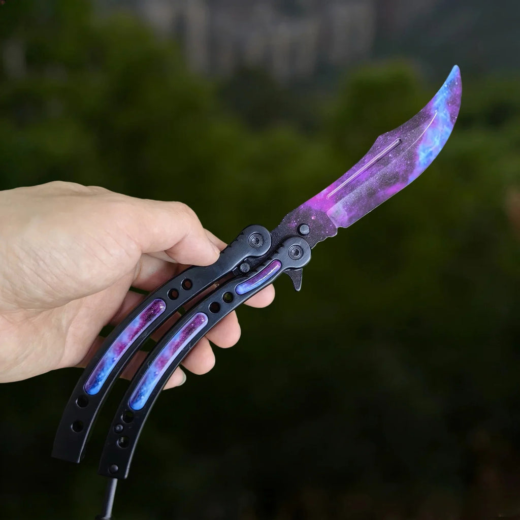 CS Balisong Blunt Blade Trainer Metal Replica Collection