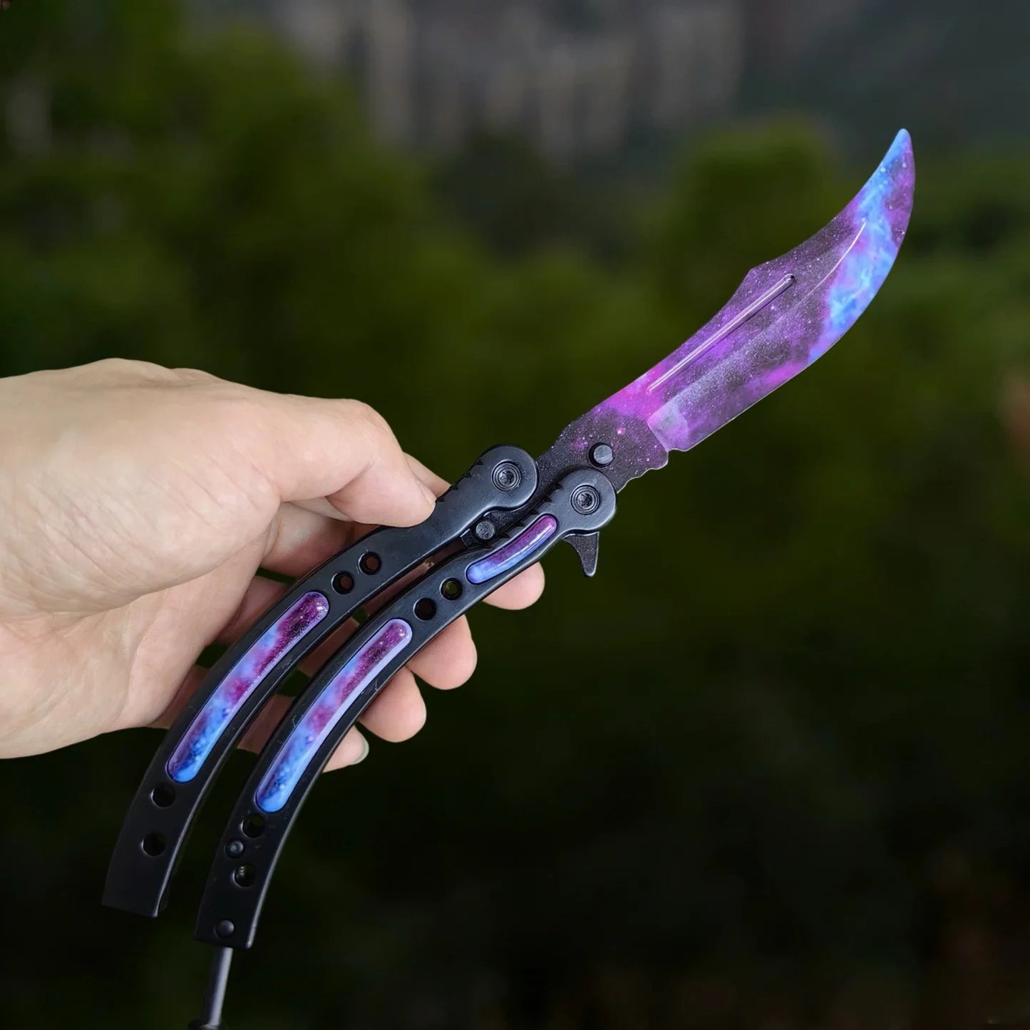 CS Balisong Blunt Blade Trainer Metal Replica Collection