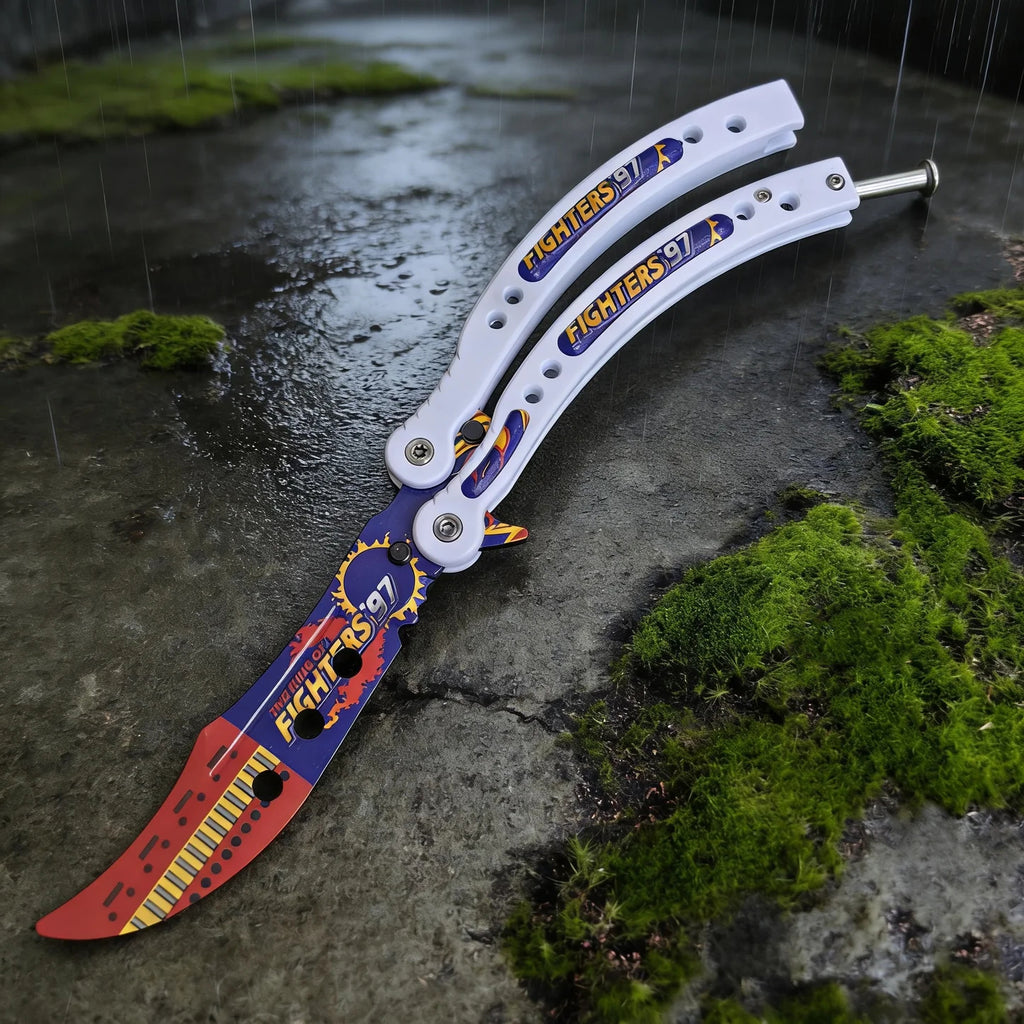 CS Balisong Blunt Blade Trainer Metal Replica Collection