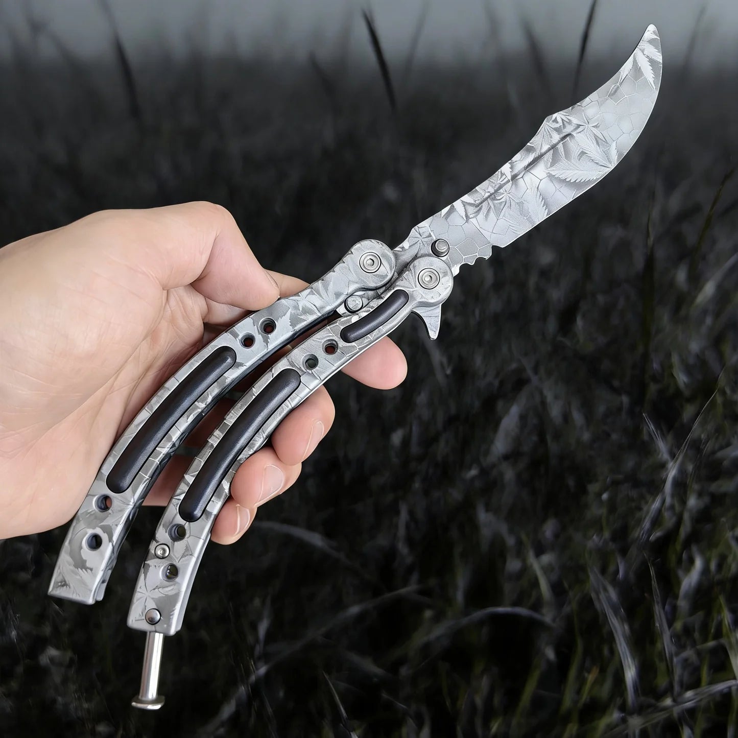 CS Balisong Blunt Blade Trainer Metal Replica Collection