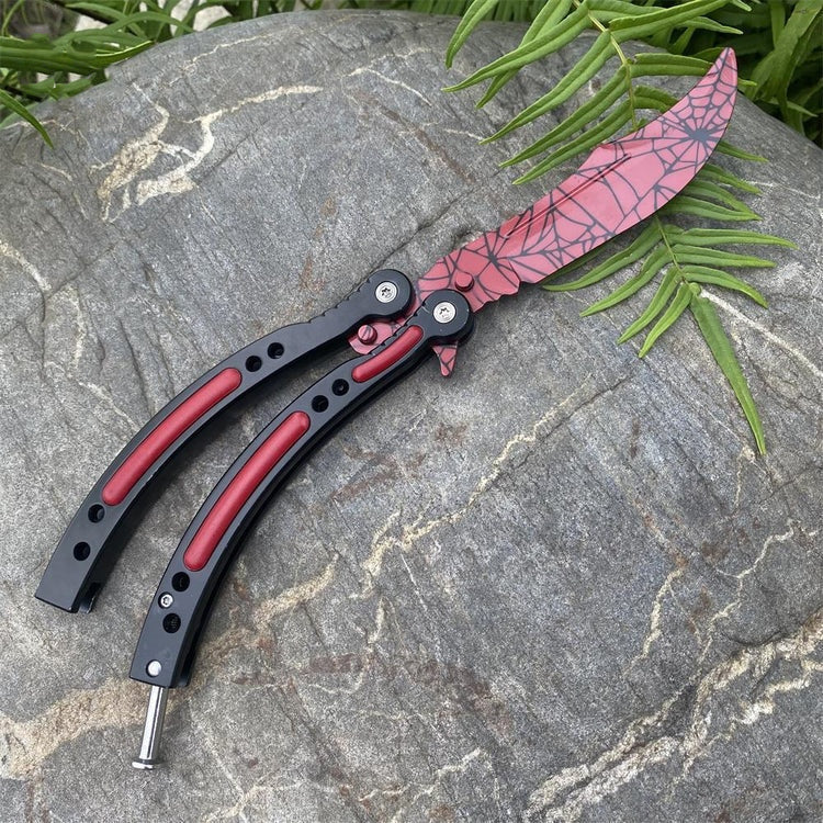 CS Balisong Blunt Blade Trainer Metal Replica Collection
