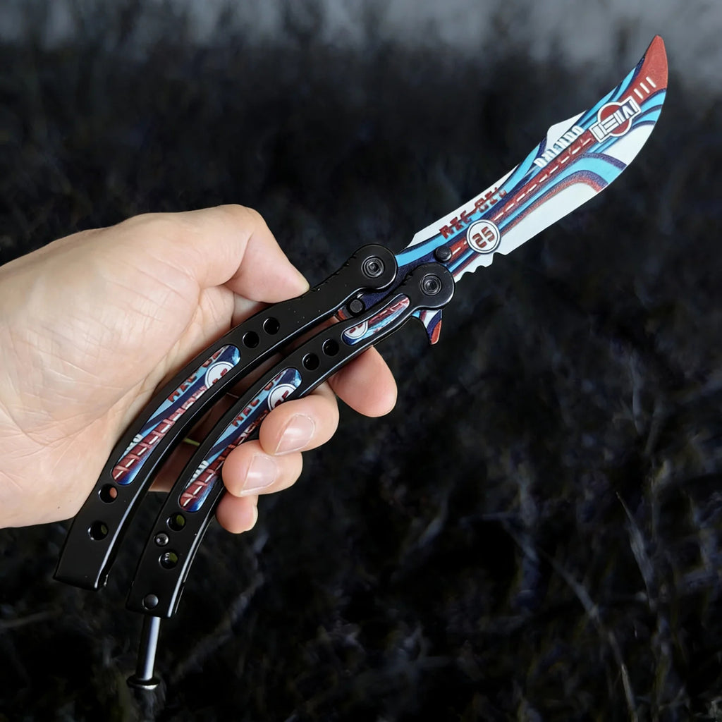 CS Balisong Blunt Blade Trainer Metal Replica Collection