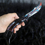 CS Balisong Blunt Blade Trainer Metal Replica Collection