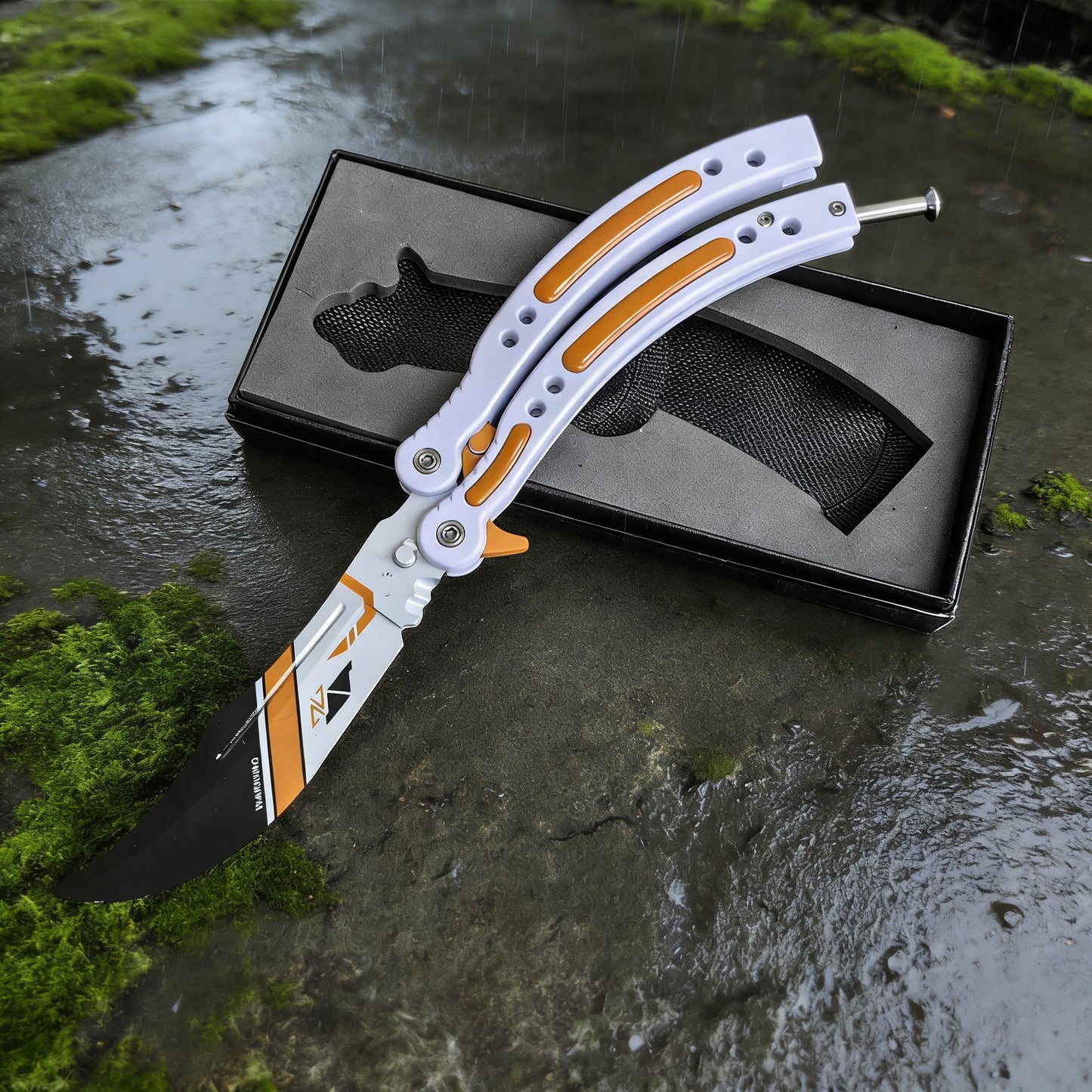 CS Balisong Blunt Blade Trainer Metal Replica Collection