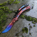 CS Balisong Blunt Blade Trainer Metal Replica Collection