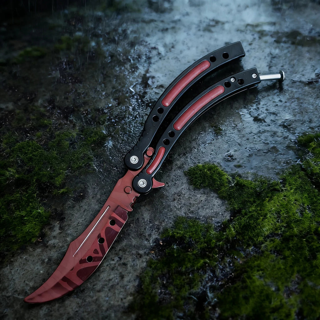 CS Balisong Blunt Blade Trainer Metal Replica Collection