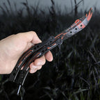 CS Balisong Blunt Blade Trainer Metal Replica Collection
