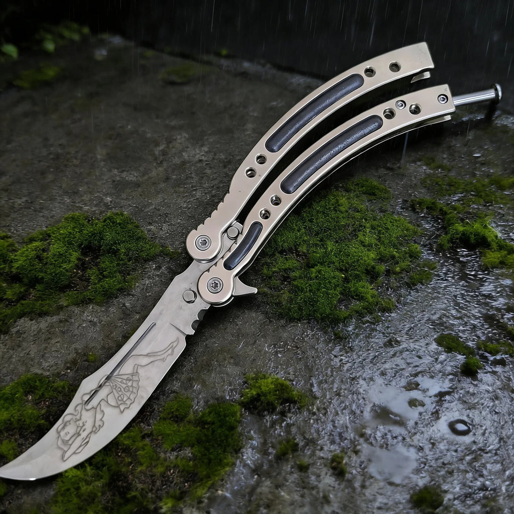 CS Balisong Blunt Blade Trainer Metal Replica Collection