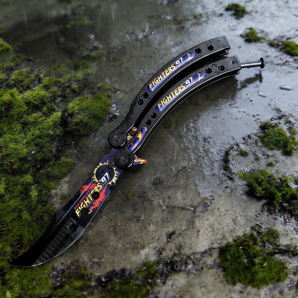 CS Balisong Blunt Blade Trainer Metal Replica Collection