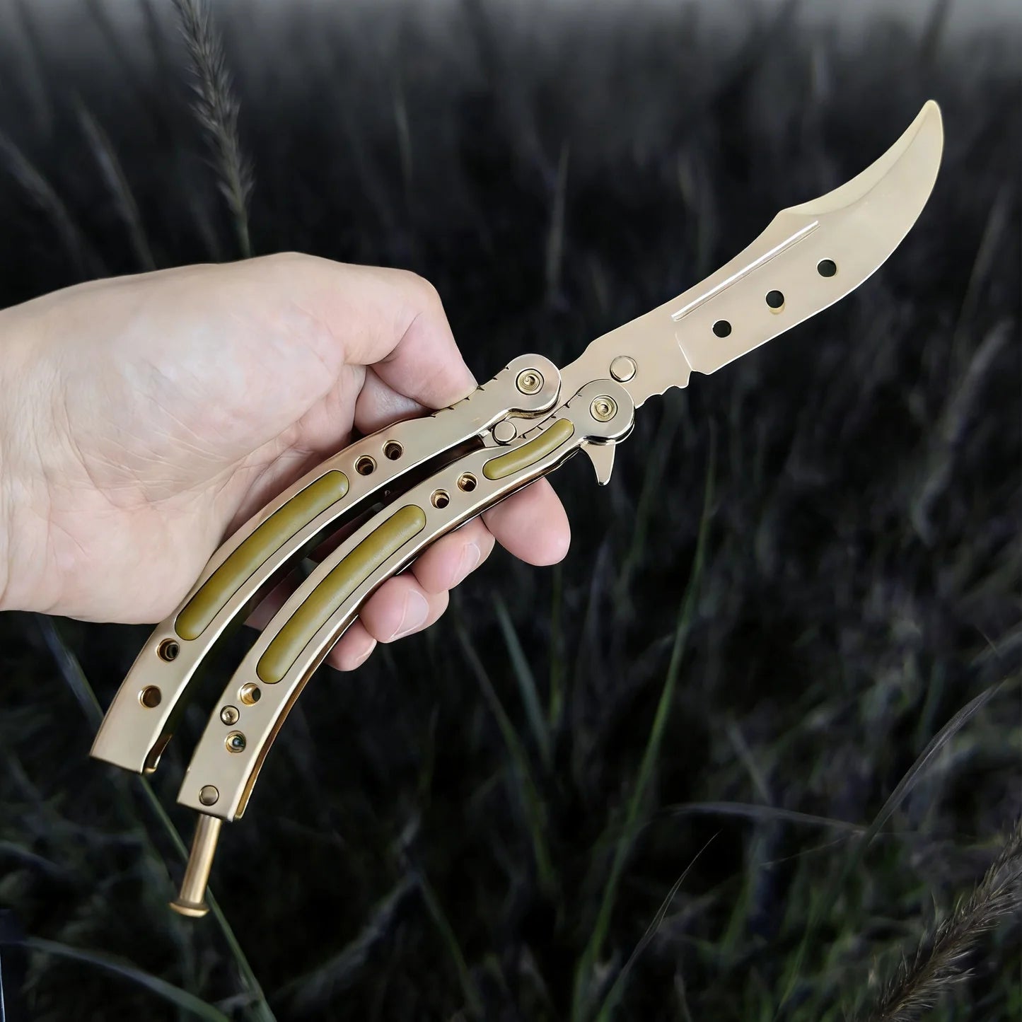 CS Balisong Blunt Blade Trainer Metal Replica Collection