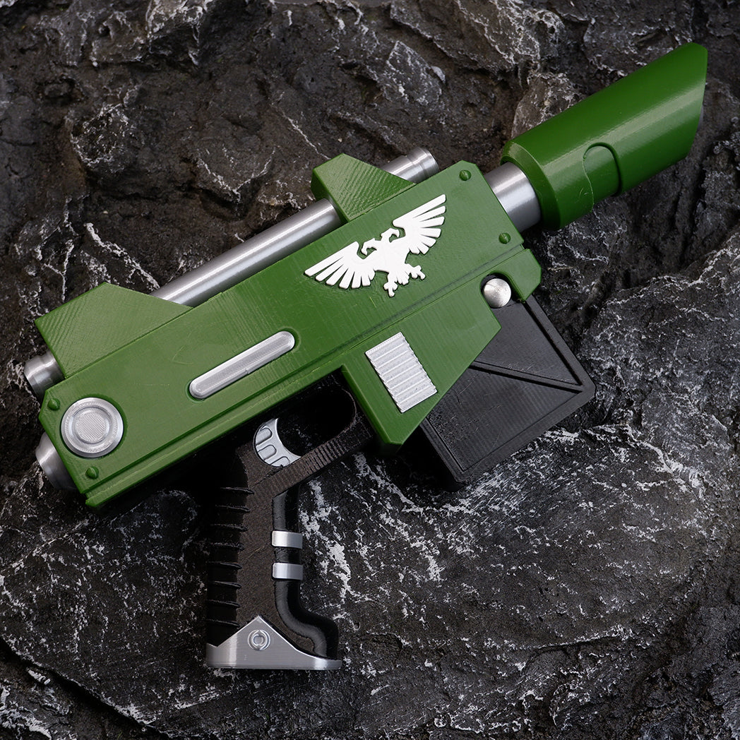 Warhammer 40K 1:1 Scale Pistol Prop Replica – Bolt Pistol, Plasma Pistol or Laspistol Eco-Resin Cosplay Collectible