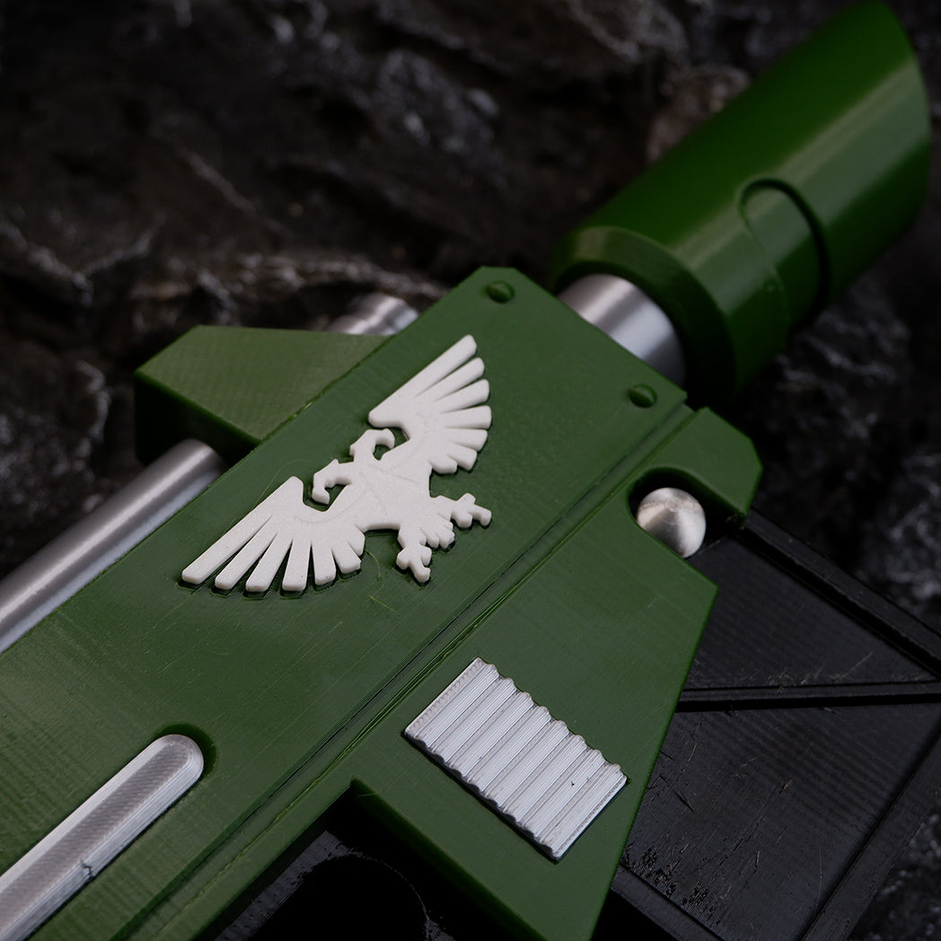Warhammer 40K 1:1 Scale Pistol Prop Replica – Bolt Pistol, Plasma Pistol or Laspistol Eco-Resin Cosplay Collectible